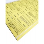 Ticket Book-Square Counter Book-yellow color